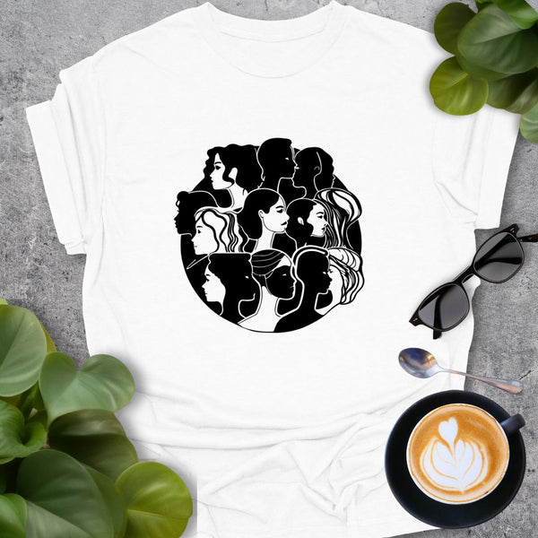 Diversity, Multi-Cultural Faces T-Shirt