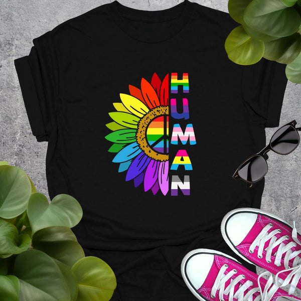 Sunflower Human Pride T-shirt